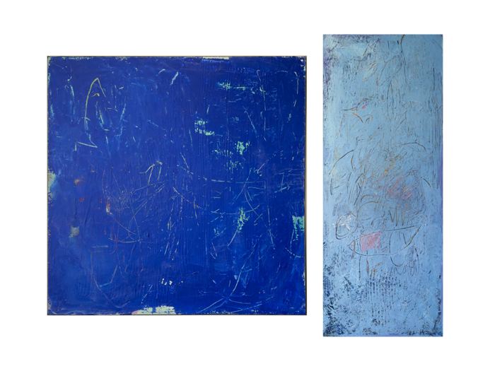 Blue Is Not a Color, a painting by Mila Apperlo